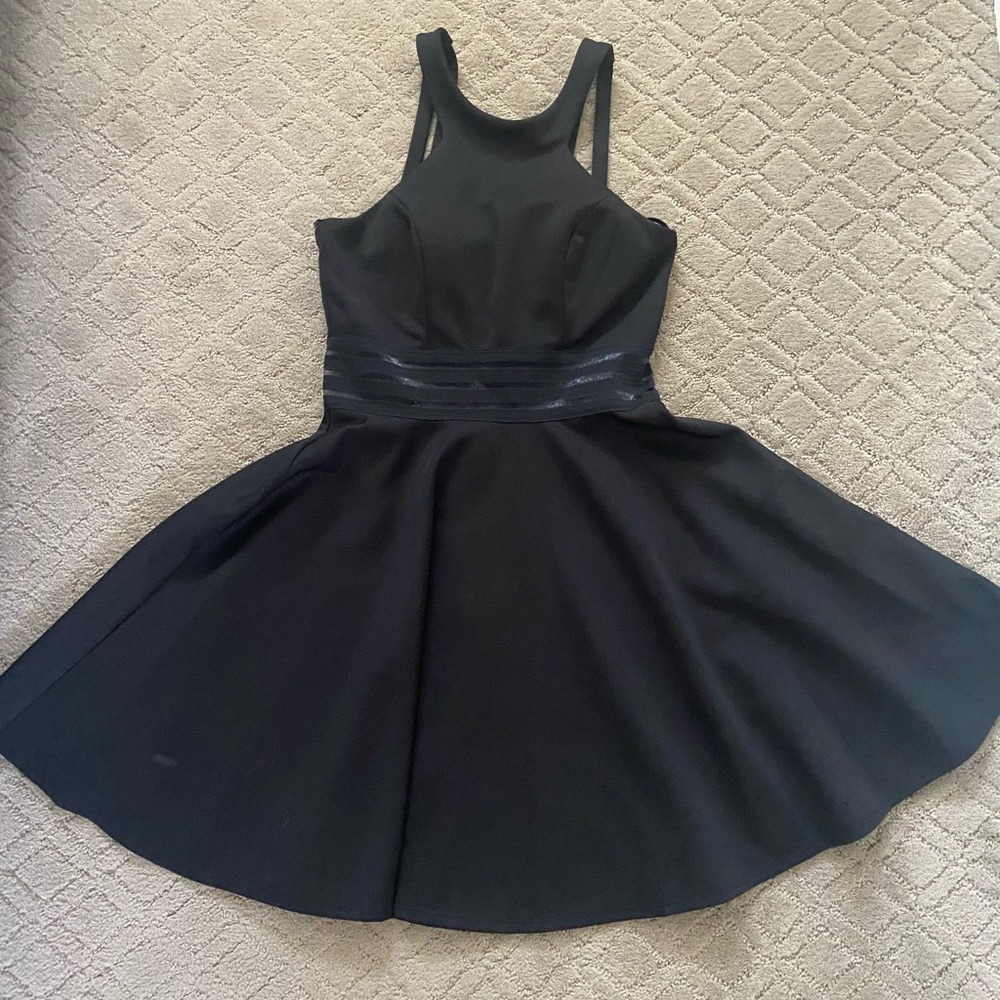 City Studio Black fit & flare dress size 3